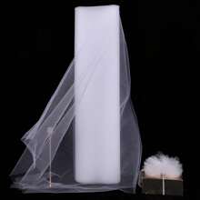 5米*48厘米透明水晶雲絲織物紗網卷，適用於家庭禮品包裝、婚禮儀式走道椅子裝飾、慶祝派對裝飾、嬰兒沐浴襯衫、DIY手工藝品製作等 - 彩色 - 查看 2