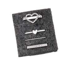 4pcs/Set Rhinestone Love Watch Strap Decorative Ring Suitable For Mothers Daily To Wear Mother's Day Gifts As A Gift For Students Returning To School