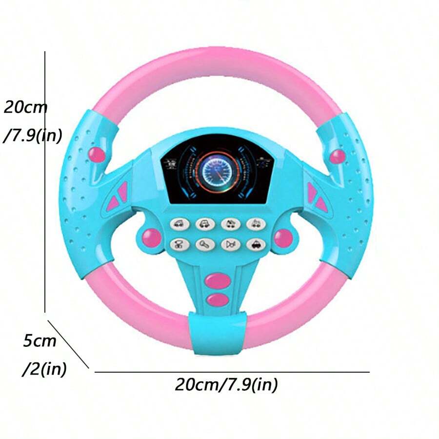 1 Piece Opp Electronic Simulation Steering Wheel Toy LightTone