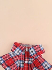 灯芯绒熊小型犬和中型犬服装，春夏季四腿宠物狗和猫幼犬服装 - 藍色 - 查看 7