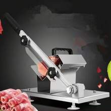 手動切肉機，用於切片羊肉卷、米糕、阿膠、牛肉和其他食品，廚房用品，食品加工，露營，肉類，家居裝飾，整理收納，派對必備 - 手動 凍肉切片機 - 查看 3