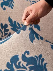 1 Vỏ bọc ghế sofa bằng lụa sữa in hoa trọn gói cho tất cả các mùa (Đi kèm với thanh cố định chống trượt) - Nhiều màu - Xem 3