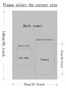 3pcs/Set Ultra-Fine Fiber Towel Set For Beauty Salon, Barber Shop, Bathing, Etc. - White - View 2