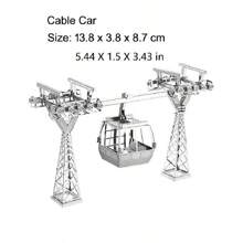 Quebra-cabeça Metálico 3D, Modelo de Montagem DIY, Quebra-cabeça de Fivela de Aço Inoxidável, Modelo de Arquitetura, Sem Necessidade de Cola, Presente de Aniversário, Decoração, Marco