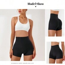 Faja Boxer Short Premium Faja Alta Compresion Push Up Lady - Negro - Ver 5