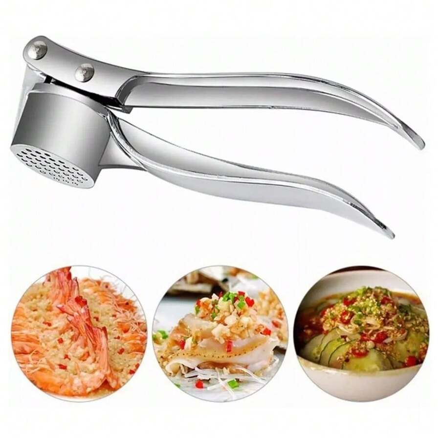 Garlic Presses - Silver - View 1