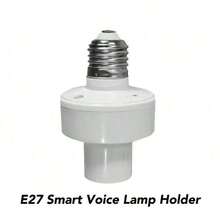 E27 Thông minh Khống chế âm lượng Đèn Giá đỡ Ổ cắm AC85-265V Đinh ốc Cơ sở Bộ chuyển đổi Đèn LED Khống chế âm lượng Chỗ ngồi - Giá đỡ điều khiển bằng giọng nói - Xem 3