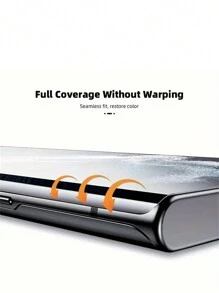 隐私屏幕保护膜适用于三星 Galaxy S22 S23 S24 Ultra S24 Plus S24，3 件装全覆盖水凝胶膜 - 無色 - 查看 9