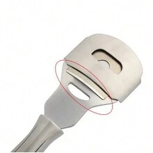 Chân Callus Máy cạo râu Gót chân Cứng Da Để loại bỏ Tay Đôi chân Chăm sóc móng chân Dao cạo Công cụ Máy cạo râu Thép không gỉ Xử lý 10 Lưỡi kiếm Chăm sóc chân Công cụ - Nhiều màu - Xem 5