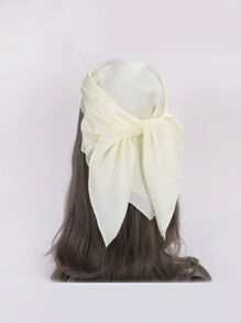 1 Piece Women Beach Accessories Silk Scarf Shawl Bandana Beach Towel Headwrap Hair Accessories Clothing Accessory Bandana,Hair Band,Head Band Ideal For Dressing Up Your Look