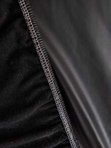 1件防水桌布，纯色，防油，高档，适用于餐桌、茶几、书桌，防尘，可水洗，长方形家用桌布 - 黑色 - 查看 8