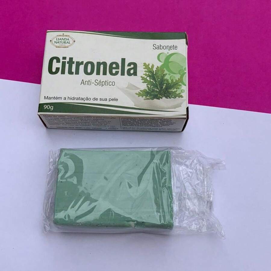 SABONETE CITRONELA LIANDA NATURAL 1 PEÇA - Branco - Visão 1