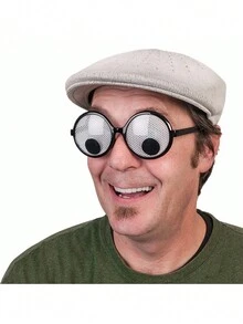 1pc Creative Funny Glasses For Birthday Party And Entertainment - Black - View 2