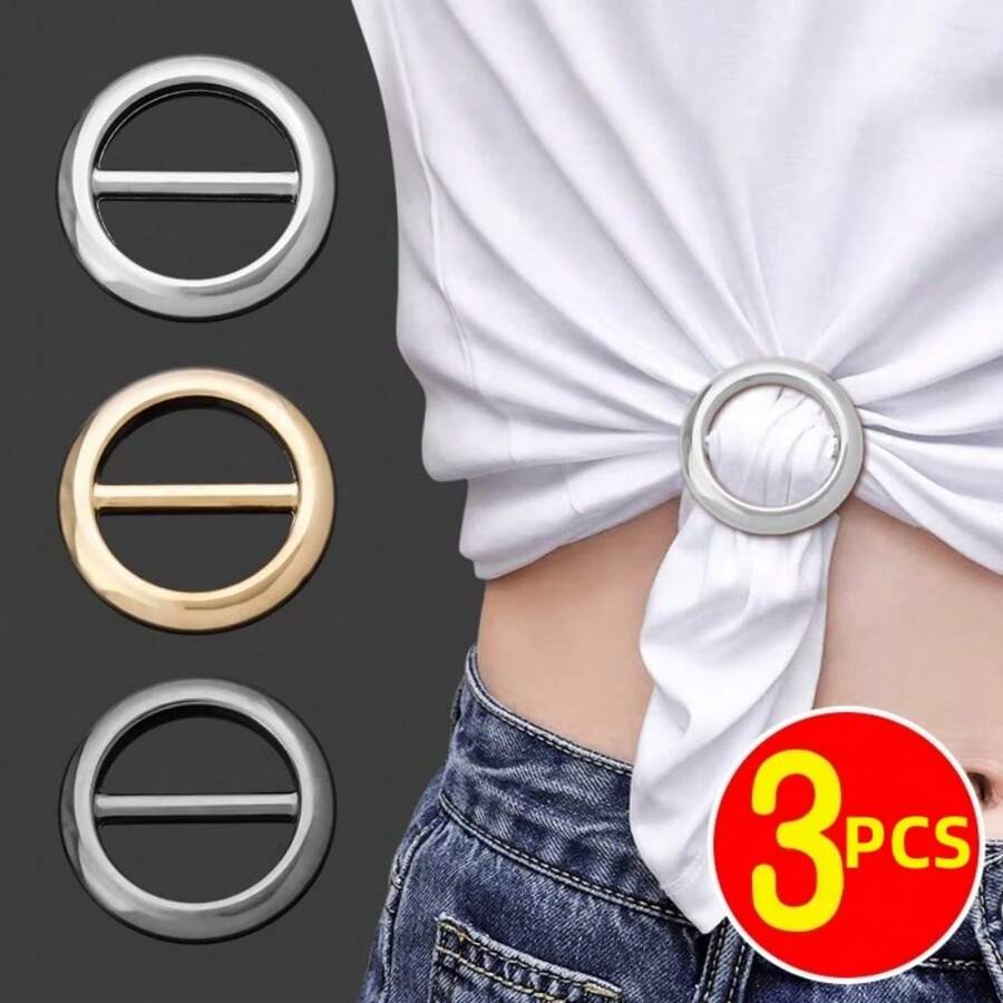 3pcs Thanh lịch Kim loại Khăn quàng cổ & Phụ kiện Clip - Linh hoạt Thời trang Đối với , , Và Thắt lưng - Hoàn hảo Đối với Bất kì cơ hội