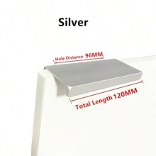 Mango De Sellado De Borde De Aleación De Aluminio En Oro/plata/negro, Adecuado Para Gabinetes, Armarios, Cajones Con Mango Oculto - Multicolor - Ver 12