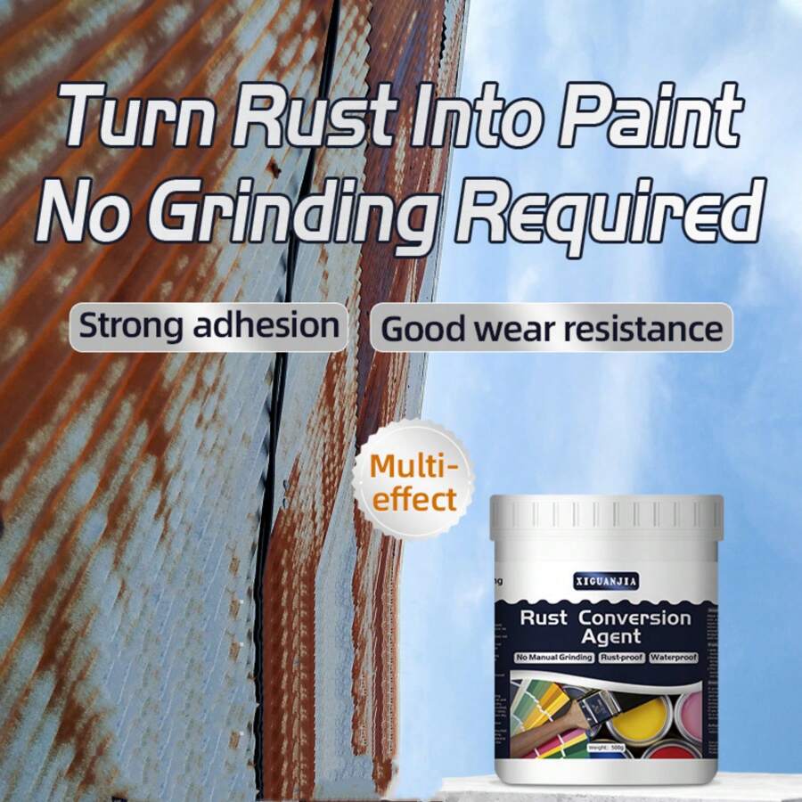 Rust Converter Eliminates Rust, Specifically For Color Steel Tile