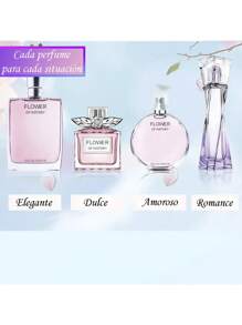 Set De 4 Perfumes Femeninos Con Aroma Dulce y Fresco De 25 ML Y 30 ML - Multicolor - Ver 3