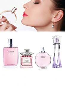 Set De 4 Perfumes Femeninos Con Aroma Dulce y Fresco De 25 ML Y 30 ML - Multicolor - Ver 4
