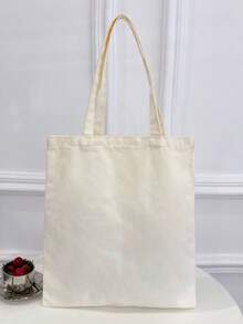 In trời sao Giải trí Túi tote đeo vai , Có thể mang đi Túi mua sắm - Màu be - Xem 3