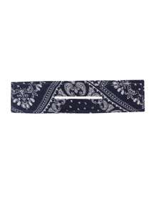 1pc Personalized Embroidered Hair Accessory For Women, Deft Bun Iron Wire Bow Knot Hair Bun Maker With Printed Magic Twist Clip For Daily Wear, Wedding Hair Accessories