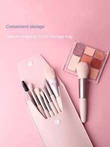 Bộ cọ trang điểm Apricot 8 cây + Túi đựng Bộ cọ trang điểm mini cầm tay Dụng cụ làm đẹp cho người mới bắt đầu Phấn phủ siêu mềm cao cấp Phấn mắt Cọ chải lông mày Cọ chải môi Cọ phấn mắt, Bộ cọ, Bộ cọ trang điểm, Bộ cọ trang điểm, Bộ trang điểm hoàn chỉnh, Bộ cọ trang điểm, Bộ trang điểm hoàn chỉnh, Bộ cọ, Cọ trang điểm, Bộ quà tặng trang điểm, Bộ - Màu be - Xem 4