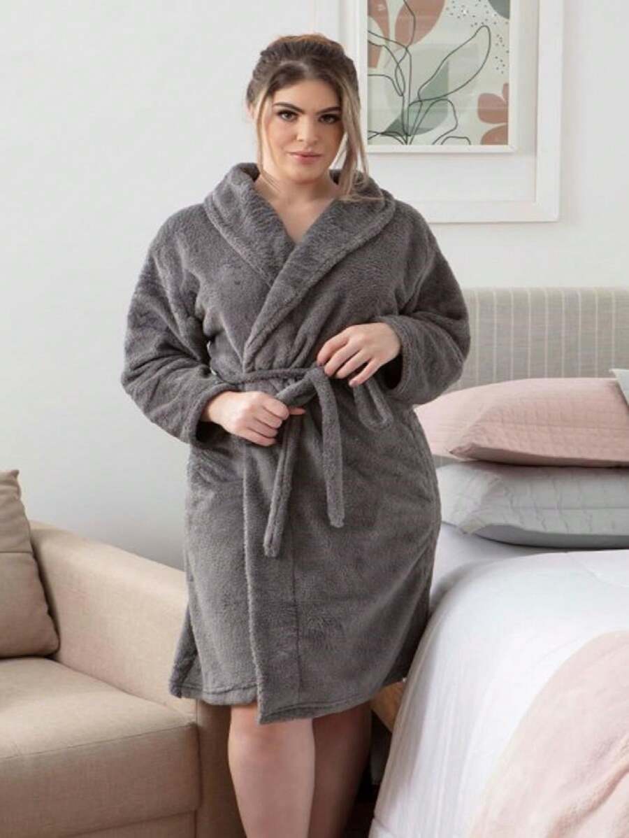 Bathrobe - Xám - Xem 1