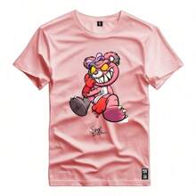 Men T-Shirts - 粉色 - 查看 1