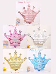 1只30英寸大皇冠箔氣球,mylar氣球,可用於生日、婚禮、聖誕派對裝飾 - 30in/1pc - 查看 9