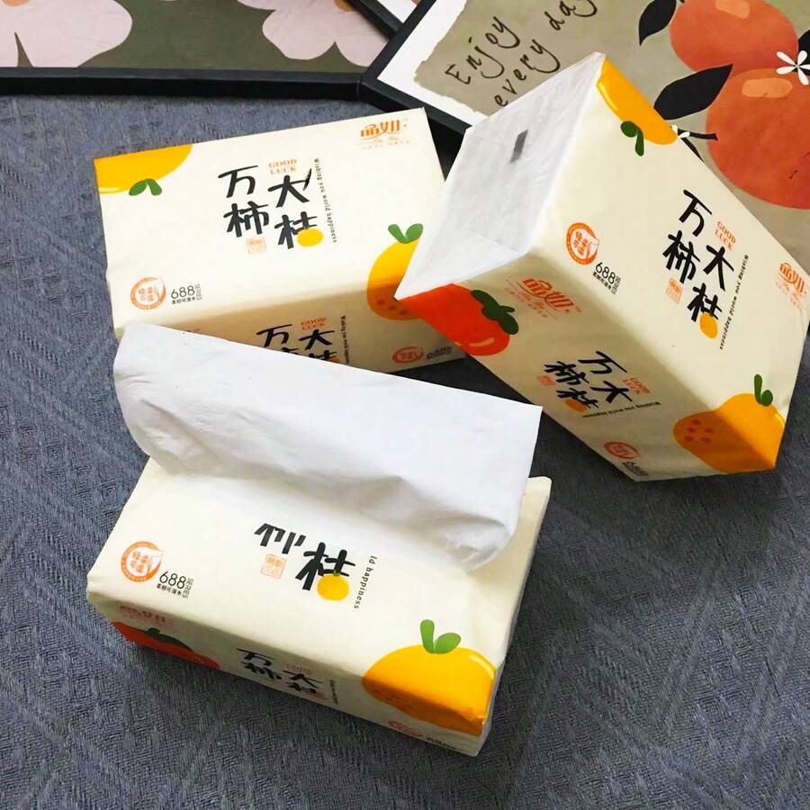 Economical Household Toilet Paper Napkins, Thicker And More Flexible, Doesn't Flake Off And Resists Water, Office Tissue Box