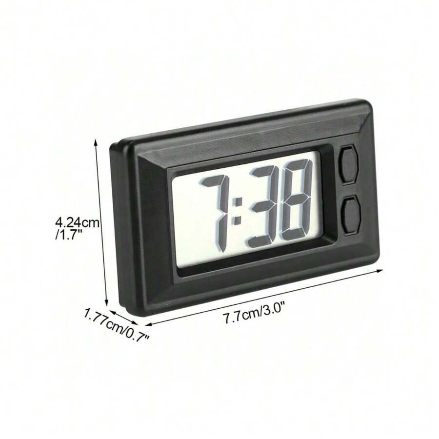 Small Digital Clock, Car Clocks For Dashboard Battery Operated Portable