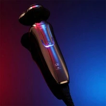 3D Rechargeable Waterproof IPX7 Electric Shaver Wet & Dry Rotary Shavers For Men Electric Shaving Razors With Pop-Up Trimmer - Black - View 9