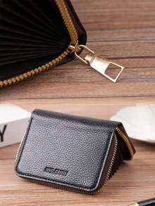 手風琴式中性信用卡套,迷你錢包,包,身份證組織者 - 彩色 - 查看 9