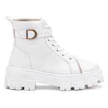 Women Mid-Calf Boots - trắng - Xem 6