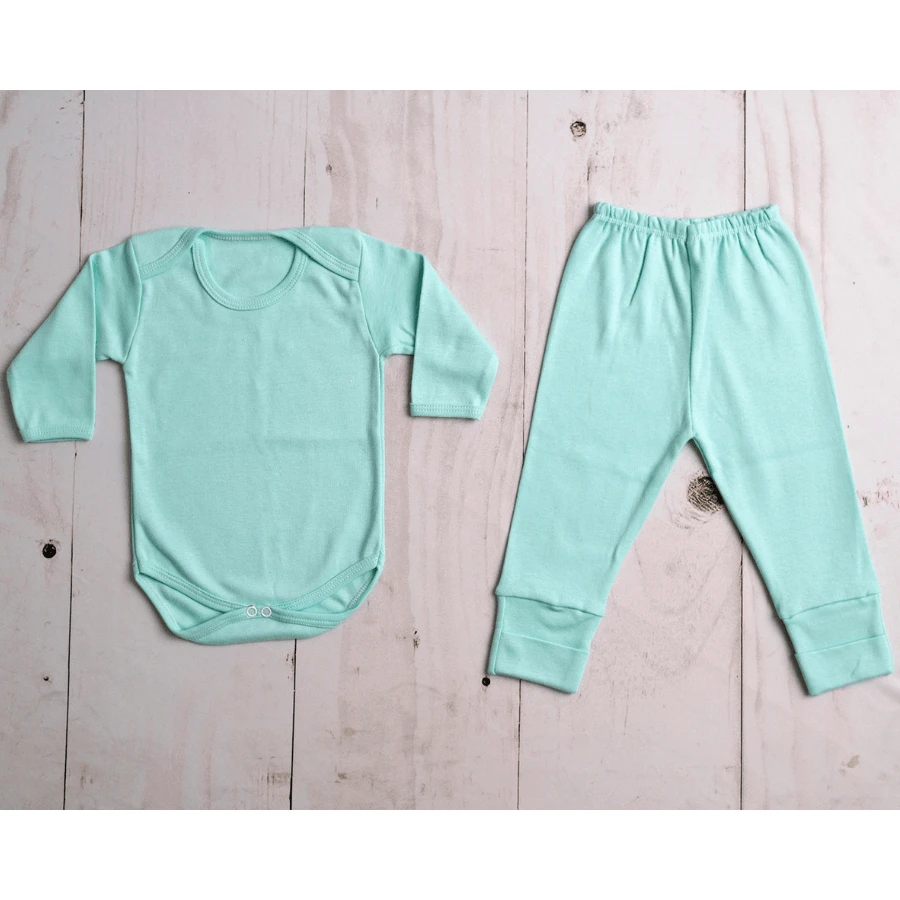 Baby Girls Bodysuits - Green - View 1