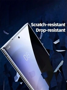 隐私屏幕保护膜适用于三星 Galaxy S22 S23 S24 Ultra S24 Plus S24，3 件装全覆盖水凝胶膜 - 無色 - 查看 10