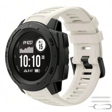 Soft Silicone Replacement Watch Band Compatible With Instinct/Instinct 2/Solar, Suitable As Back-To-School Gift - Garmin Instinct1/2 - View 13