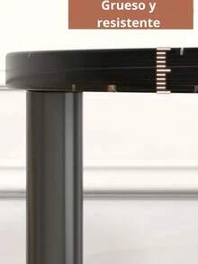 Modern Round Center Table 2 Levels - Multicolorido - Visão 3
