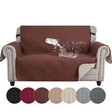 YSTYLE Sofa Cover 1/2/3/4 Seater - Waterproof Sofa Cover With Armrests, Sofa Protector Non-Slip, Sofa Cover, Couch Cover, Sofa Protection, Sofa Cover Protector For Pets Cat Dogs - Coffee Brown - View 9