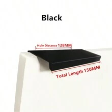 Mango De Sellado De Borde De Aleación De Aluminio En Oro/plata/negro, Adecuado Para Gabinetes, Armarios, Cajones Con Mango Oculto - Multicolor - Ver 17