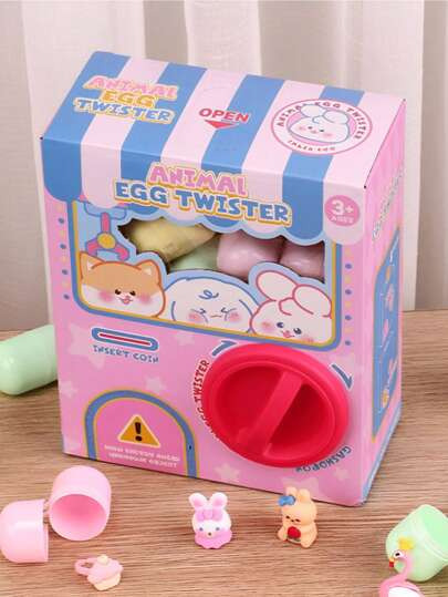 1 Conjunto de Ovo de Brinquedo Giratório, Jogos Divertidos, Mini Ovos Surpresa, Presentes de Aniversário para Meninos e Meninas/Presentes de Natal/Halloween (Alguns padrões e textos são aleatórios, embalagens em chinês e inglês enviadas aleatoriamente) Brinquedos de Natal, Brinquedos de Halloween, Adequado para o Natal e Halloween