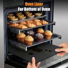 2/4/6 Stück 40 x 33 cm Backmatten, wiederverwend- und antihaftbeschichtet, ofensicher und hitzebeständig für Grill, einfach zu reinigende Back- und Grillmatten, Küchenhelfer