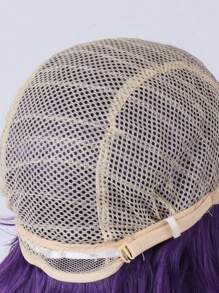 Dark Purple Long Curly European Wind Big Waves In Farewell Women Girl Cosplay Party