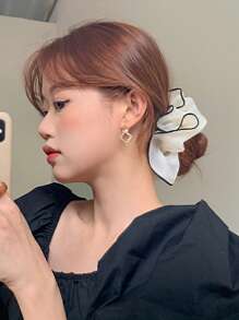 1pc/3pcs Gauze Extra Large Scrunchies, Korean Chic Hair Ties For Women, Romantic Hair Ties Valentine's Day Ponytail Holders, Hair Bobbles ,Head Piece Hair Accessories