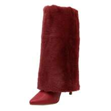 Women Over-The-Knee Boots - 紅色 - 查看 7