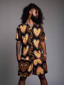 Men Shorts - 黑色 - 查看 4