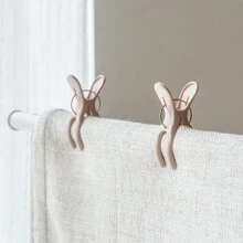 Windproof Quilt Clips For Household Use A Clothes Peg For Drying Sheets   Fixed Air Drying Clip Plastic Clips - Pink - View 6