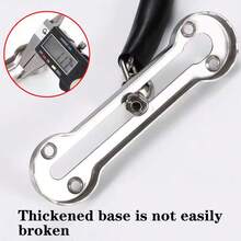 1pc Stainless Steel Anti-Theft Door Chain With Leather Protective Cover For Home And Hotel Security - Silver - View 5