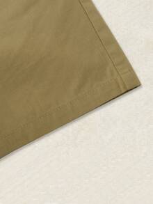 OIPOIG Bộ áo và quần short in kỹ thuật số mùa hè cho bé trai, kiểu dáng giản dị, thoải mái, thoáng khí, đơn giản nhưng vẫn thời trang. - trắng - Xem 6