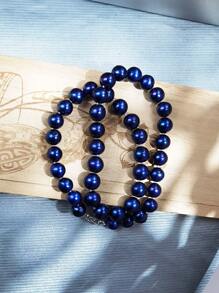 Dây chuyền ngọc trai nuôi cấy tròn 9-10mm, dài 45cm, khóa bạc S925, thích hợp cho nữ đeo hàng ngày hoặc dự tiệc. - vòng cổ ngọc trai nuôi cấy - Xem 3