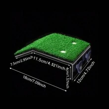 1 pieza Plataforma y rampa para tortugas con muelle flotante y escalera, decoración de acuario para tortugas brasileñas - Verde - Ver 4